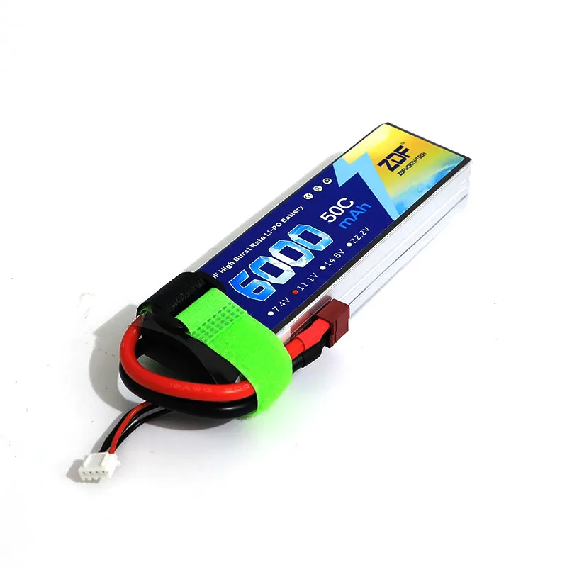 Аккумулятор ZDF RC Lipo 3S 11 1 В 6000 мАч 50C Max 100C для Traxxas AXIAL SCX10 II JEEP 1/10 Самолет Вертолет AKKU 2