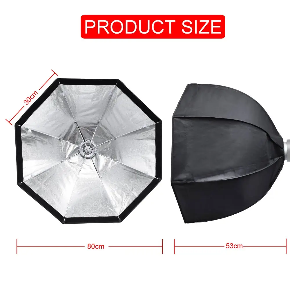Godox 80 см 32 &quotОктагон Зонт Quick Setup Softbox вспышка Speedlight зонтик с Honeycomb сетки Bowens