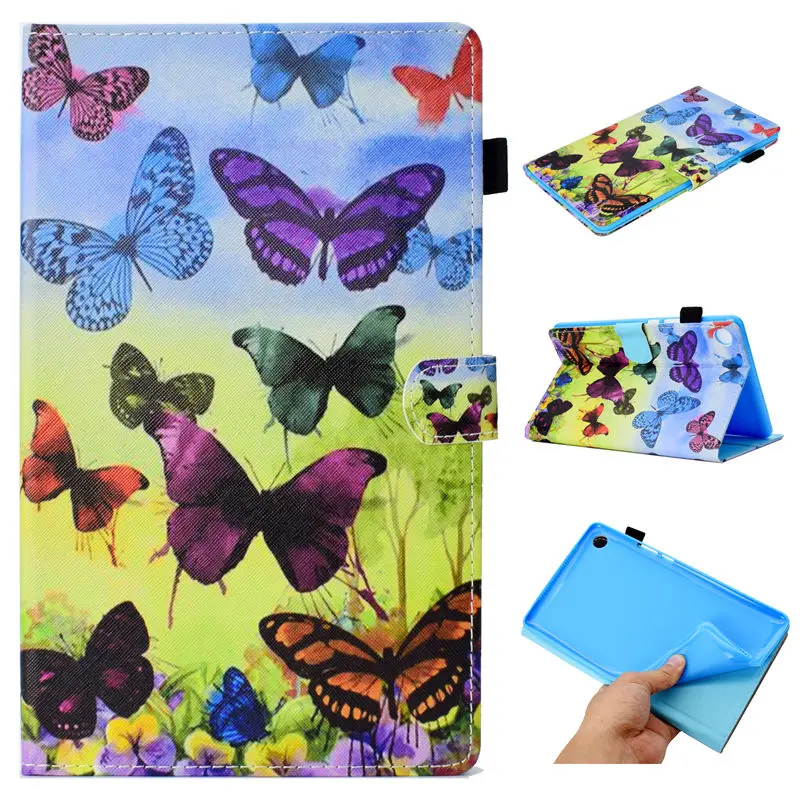 Мультфильм Cat Чехол для huawei MediaPad M5 8,4 SHT-AL09 SHT-W09 8," Smart Cover Чехол Funda флип-чехол для телефона+ защитная пленка на экран+ стилус