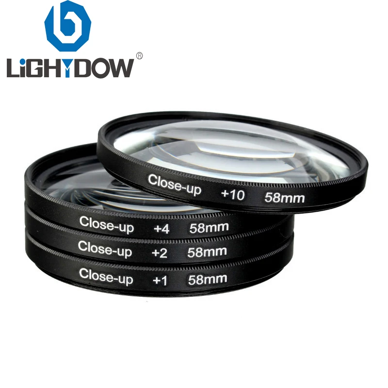 Комплект фильтров для объектива Lightdow 7 в 1 съемки крупным планом + 2 4 10 УФ CPL FLD