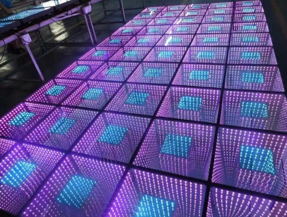 20 шт. СВЕТОДИОДНЫЙ танцпол для вечерние дьбы 50 х50 см|dance floor led|3d dance floordance |
