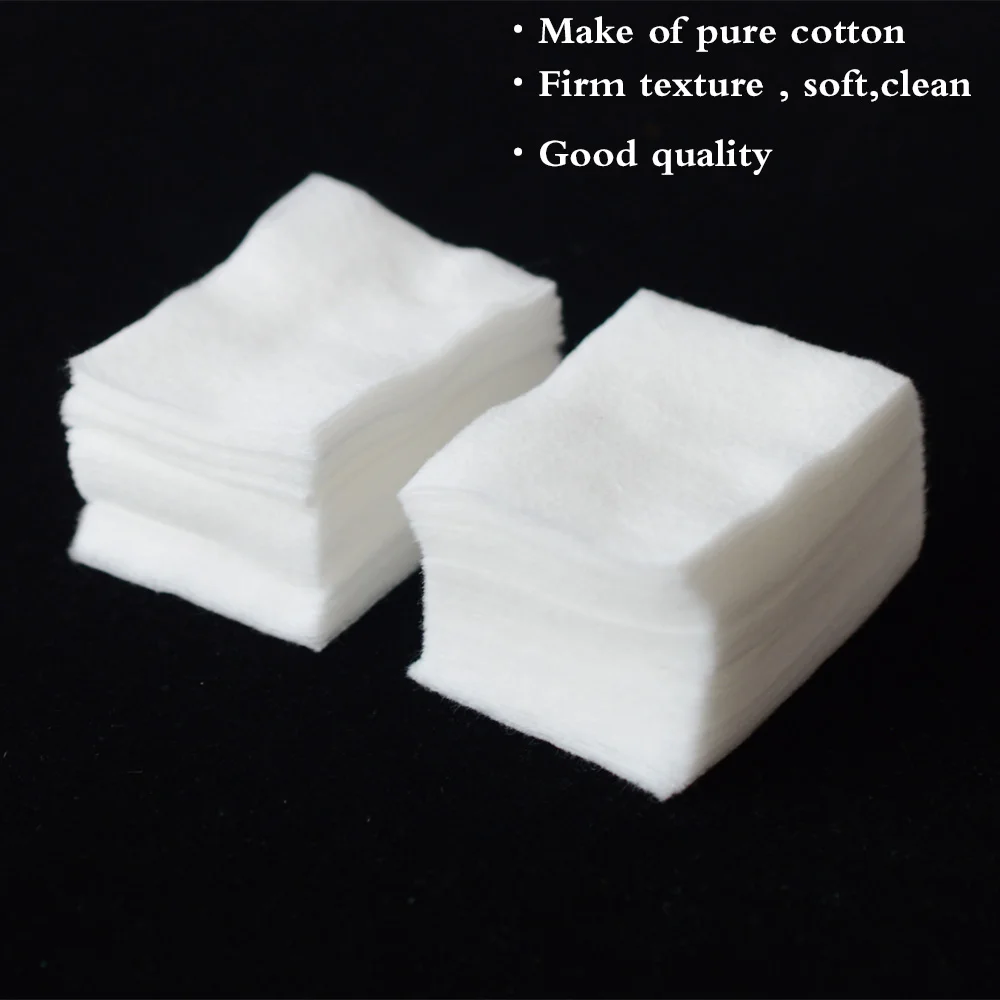 1 упаковка инструментов для ногтей салфетки удаления лака ватные маникюра чистые