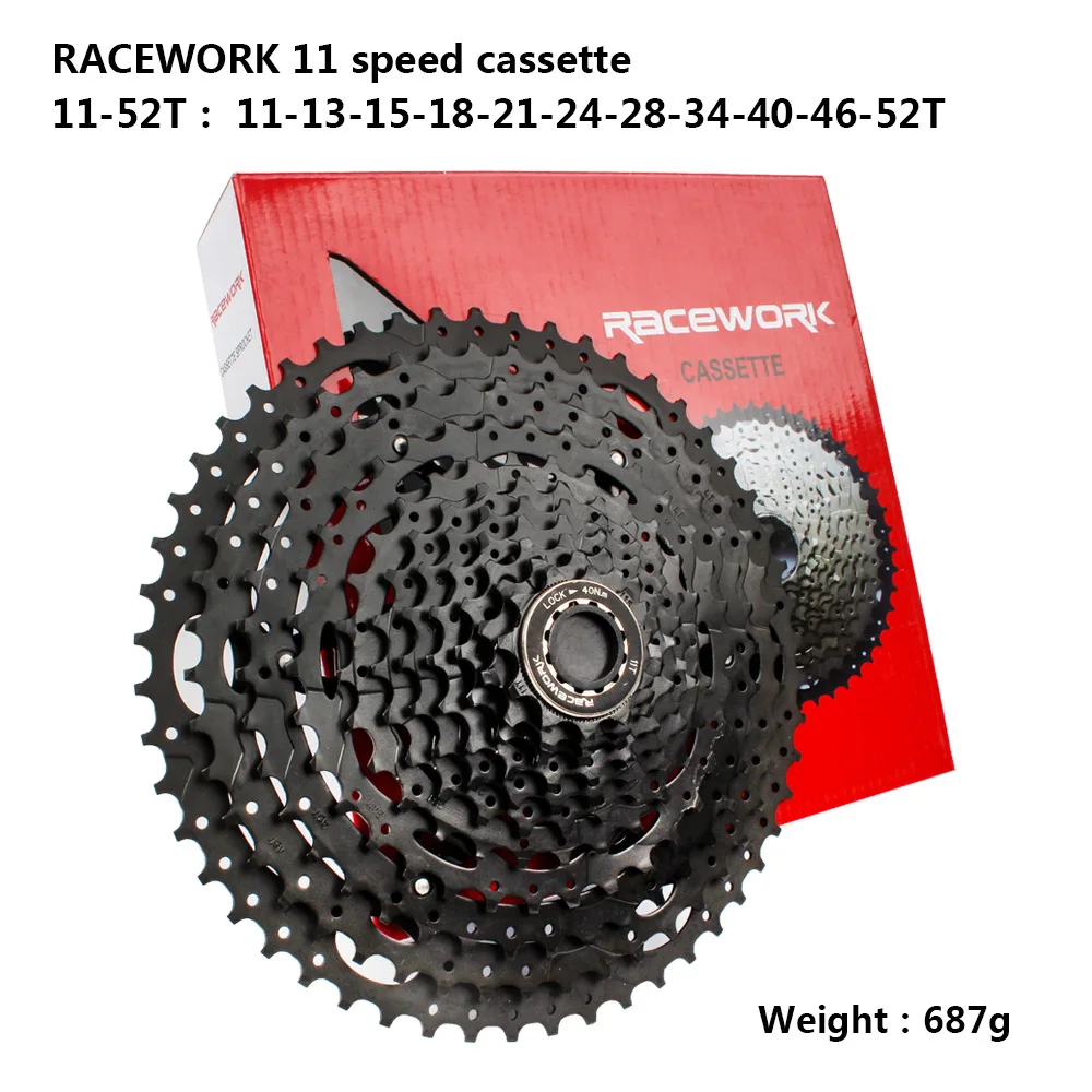 MTB кассета 10S/11 S/12S 11 46t/50t/52T звездочки скоростей для горных велосипедов свободного
