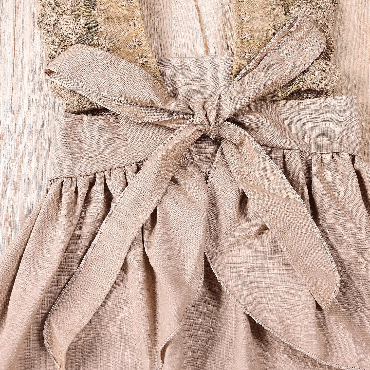 Одежда для малышей из 2 предметов кружевные топы новорожденных девочек платье с