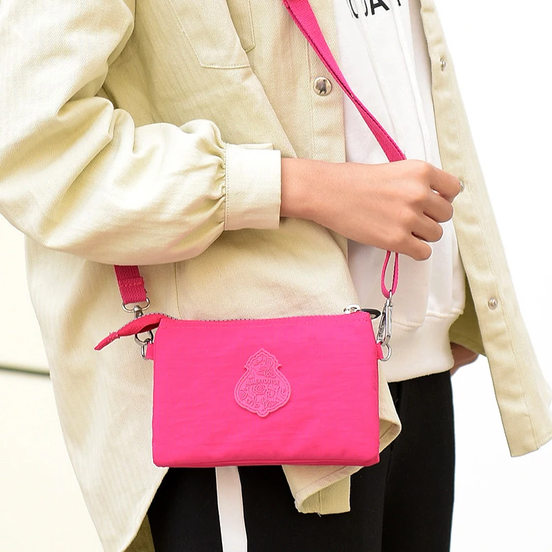 Модная женская сумка нейлоновая через плечо для женщин водонепроницаемая