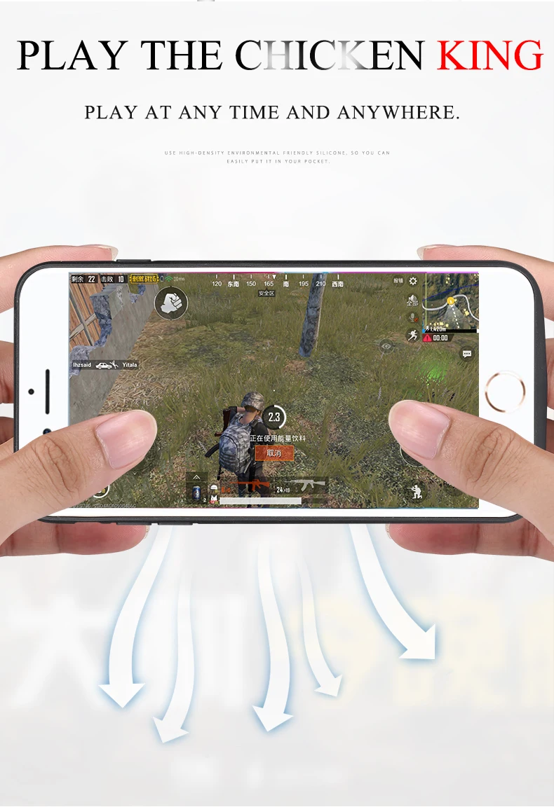 Внешний резервный аккумулятор 8000 мАч чехол для iPhone 6Plus 7Plus 8Plus зарядки