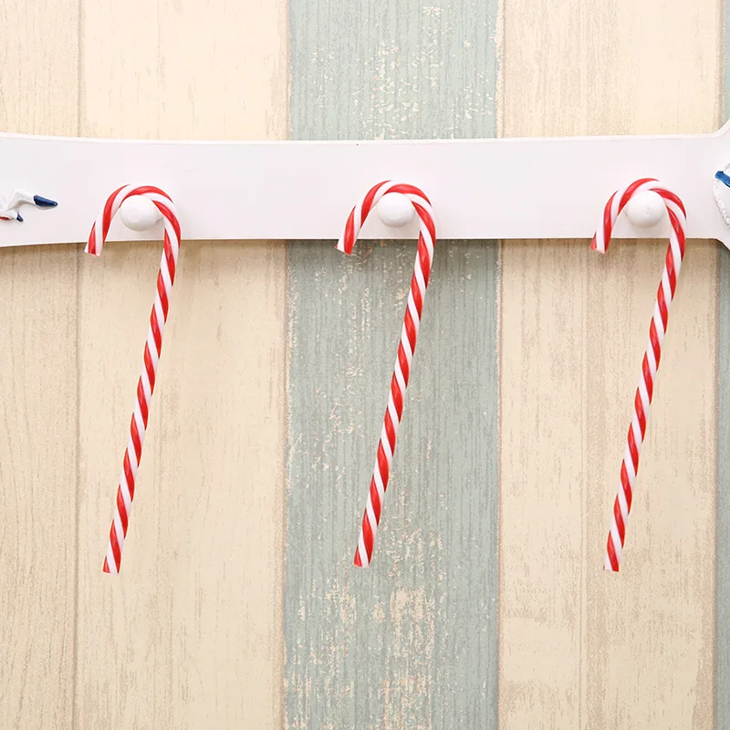 6Pcs/Lot Christmas Decorations Tree Pendant Candy Cane Decoration DIY Xmas Party Supplies | Дом и сад