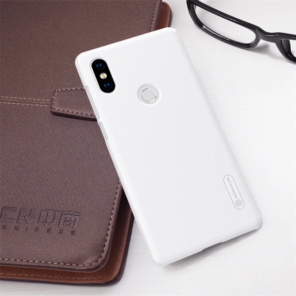 Для Xiaomi mi Mix 2S чехол из натуральной кожи Nillkin матовый чехол PC жесткая задняя крышка для телефона деловой чехол для Xiaomi mi x2S 5,99 дюймов