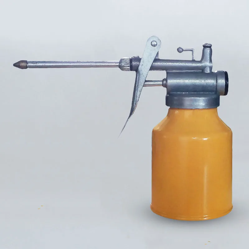 New Transparent High Pressure Pump Oiler 250ml Lubrication Oil Can Plastic Machine Grease 245mm Length flex Gun | Инструменты