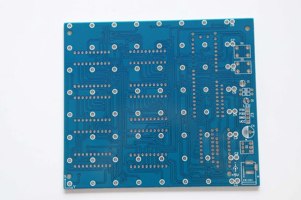 3D 8 Light Cube(parts) pcb Board+60 s2+573+2803 / CUBE8 8x8x8 3D LED+ information and S(3D8S) 3d Led Cube Blue