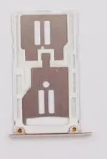 Золотой Лоток со слотом для сим-карты держатель для карт для zte BA610 Blade A610 A 610 мобильный телефон 5,0" - Цвет: Золотой