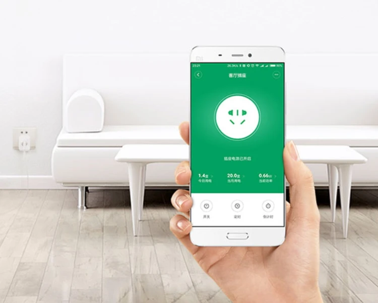 Новая Xiao mi jia WiFi интеллектуальная розетка ZigBee версия беспроводной пульт дистанционного управления работает с приложением mi Home для умного домашнего набора