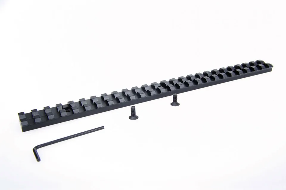 Длинное Крепление Пикатинни 20 мм из алюминиевого сплава с 25 слотами и длиной 257