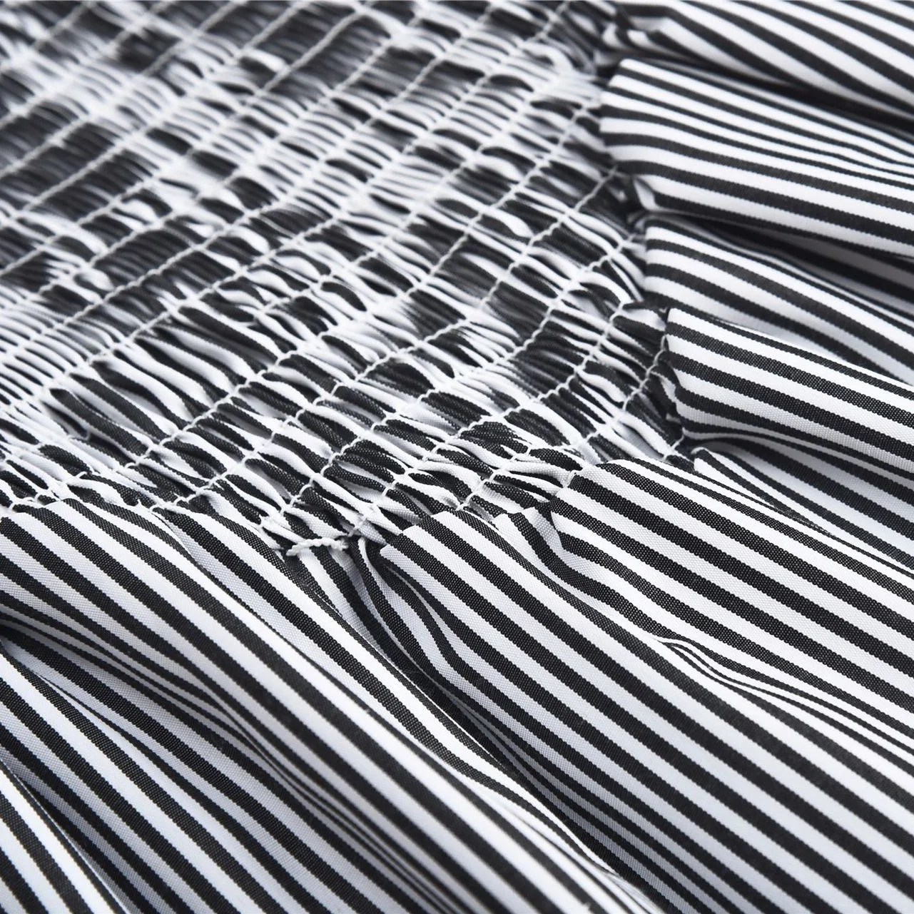 Полосатый Boho платье дамы летний сарафан без бретелек качели Повседневные платья