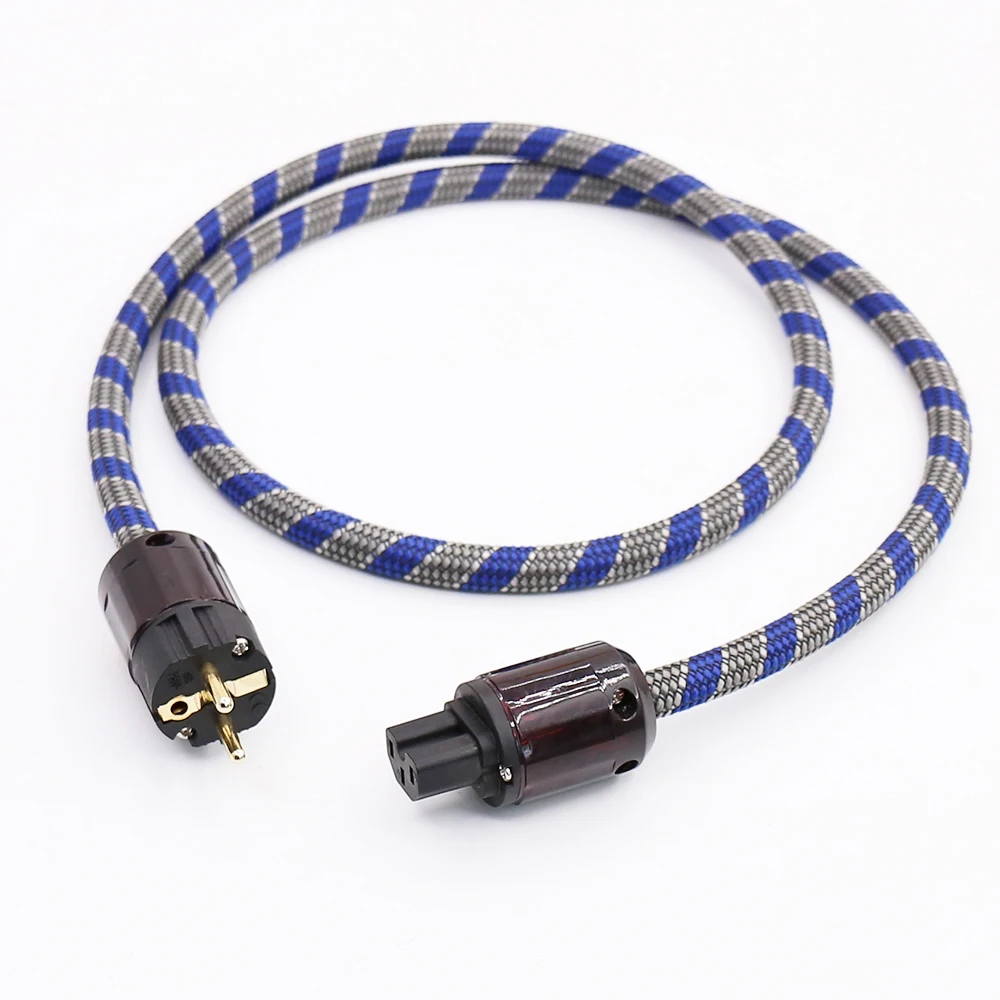 Audiocrast P092 HI End EU Schuko сетевой кабель шнур питания типа OFC медные евро шнуры