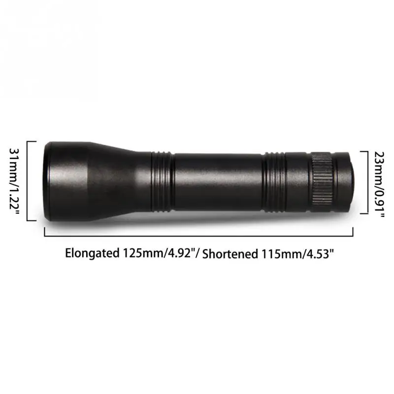 Portable Mini LED Waterproof Torch Flashlight Light Lamp 5 Modes 18650 lithium battery Adjustable Zoom | Лампы и освещение