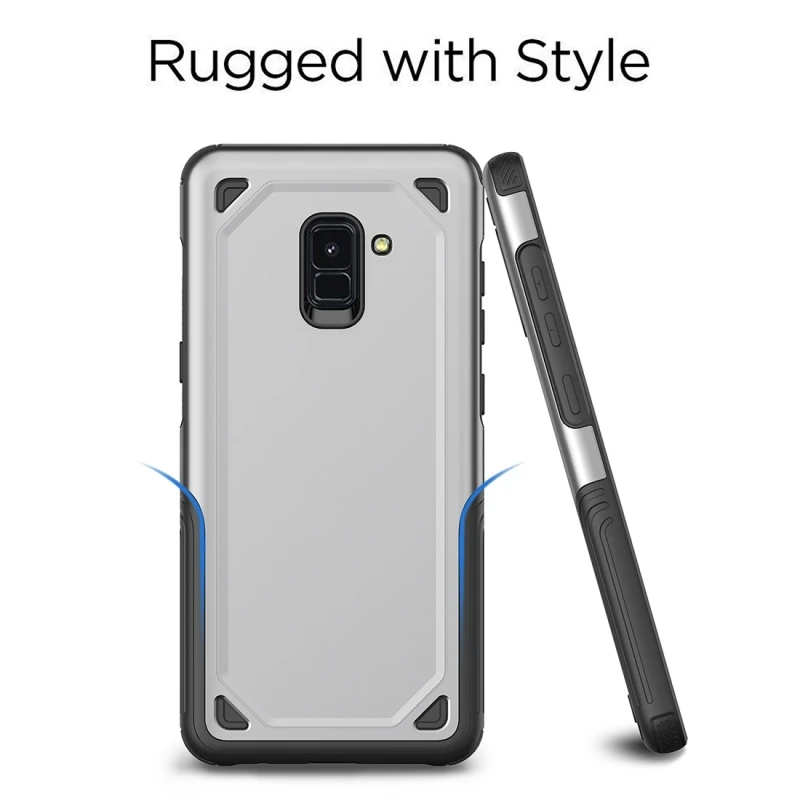 Противоударный прочный армированный защитный чехол для Samsung Galaxy A6 (2018)|Бамперы| |