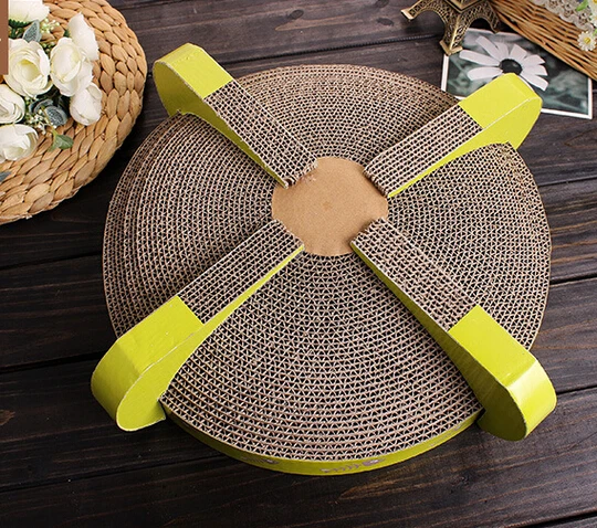 Новинка игрушка для кошек гофрированная доска Когтеточка игрушки когтеточки