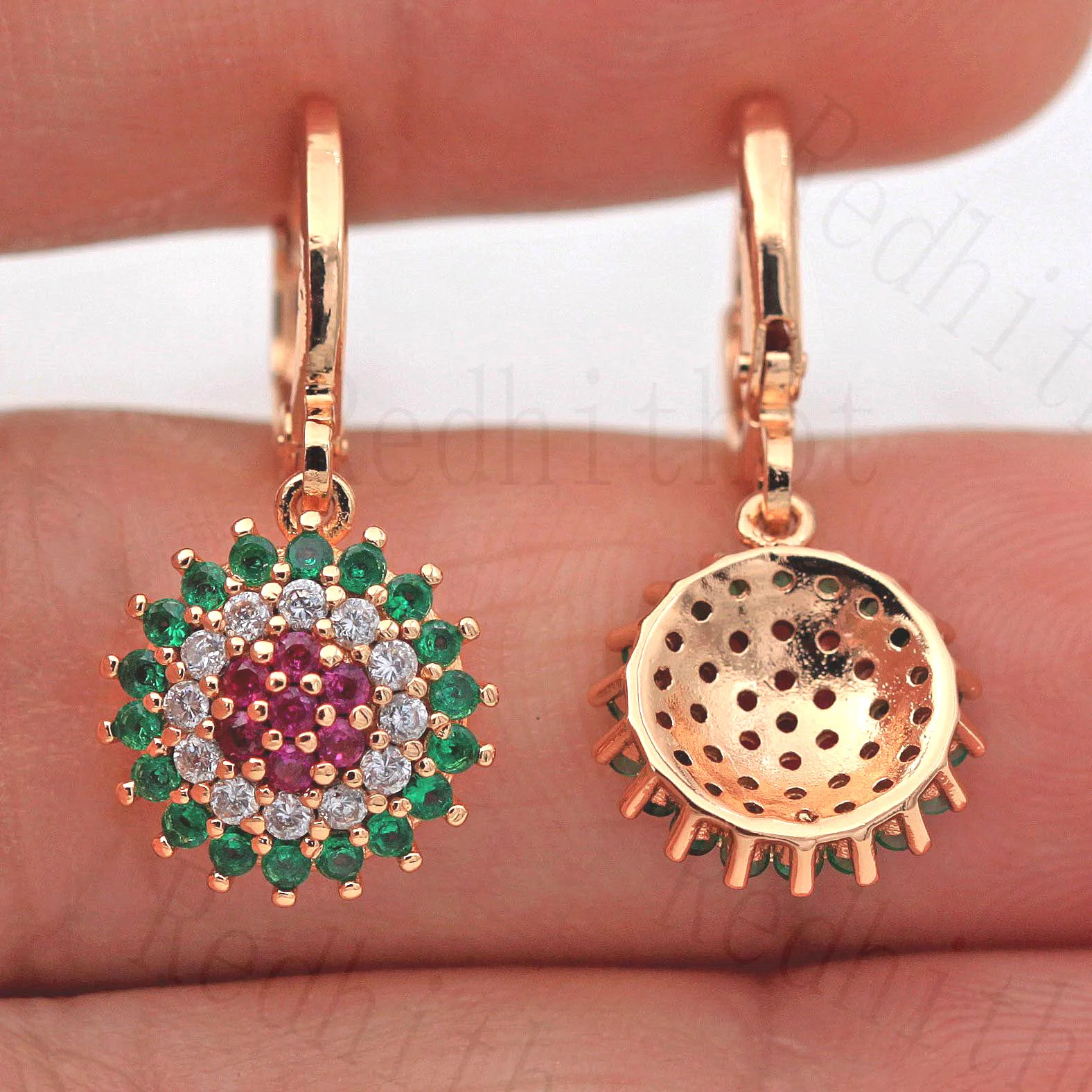 Новые роскошные висячие серьги с цветком от солнца для женский зонтик форма