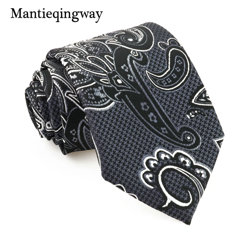 Mantieqingway Бизнес Повседневный Свадебный Галстук платок Запонки Наборы для мужчин