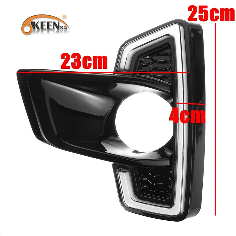 OKEEN 2x Автомобильный светодиодный дневные ходовые огни для Toyota Hilux Revo Rocco 2018 2019 DRL 12V