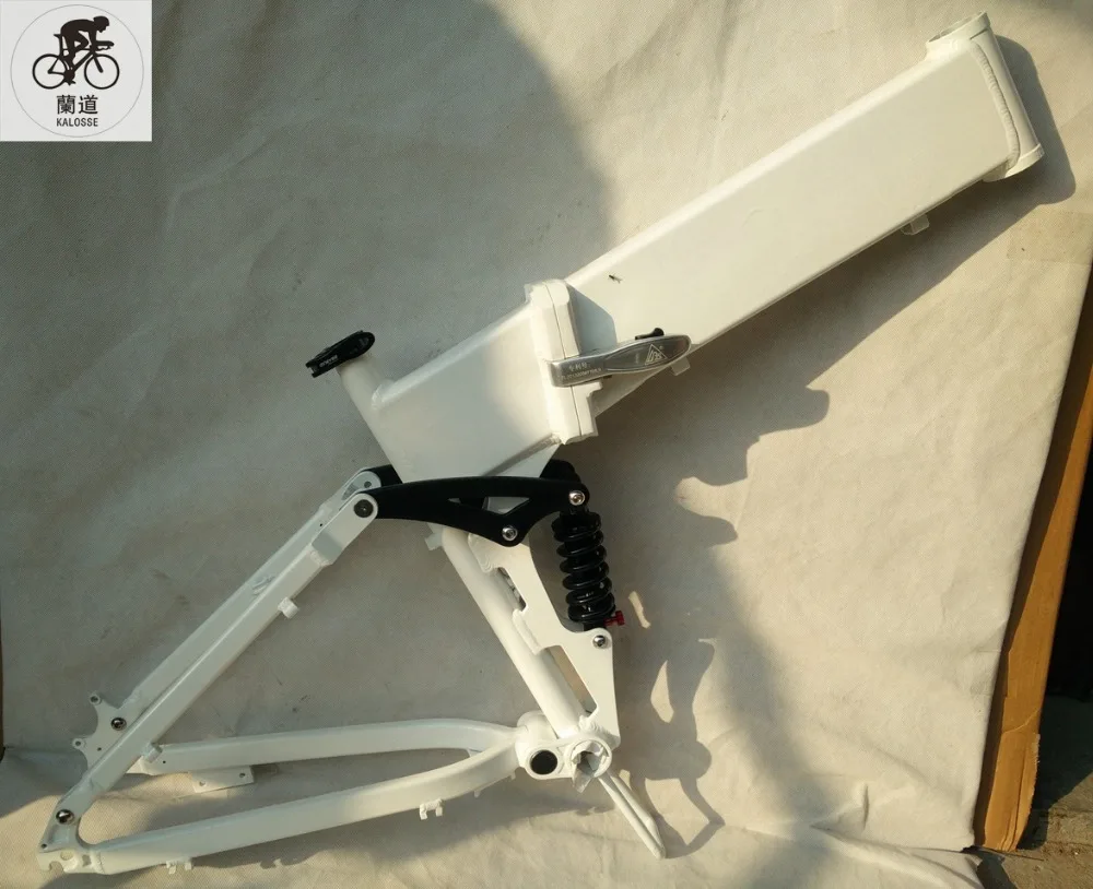 Kalosse 26er DIY electric bike frame full suspension 160mm rear hubs 26*17inch folding | Спорт и развлечения