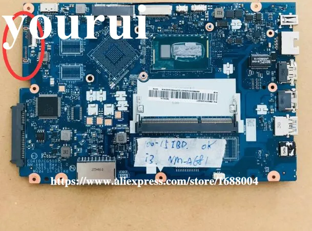 CG410 CG510 материнская плата для ноутбука Lenovo 100-15IBD с 3215U NM-A681 протестированная
