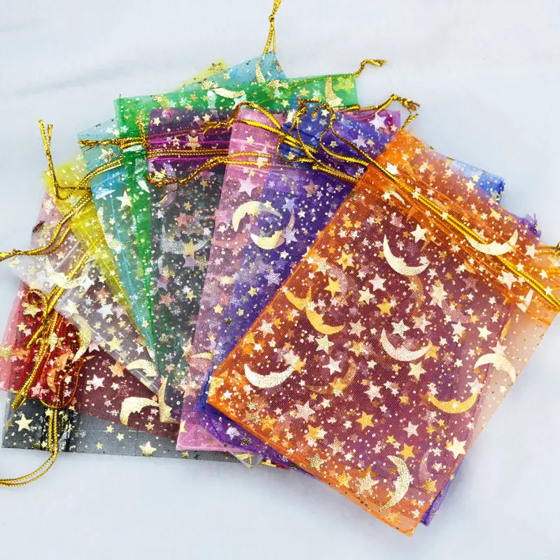 

MISSDEAR Организационные сумки из органзы с луной и звездами