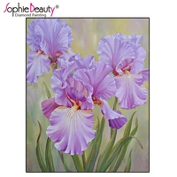 sophie beauty direct selling new diy diamond painting cross stitch embroidery pastoral resin plant square flower mosaic art kits