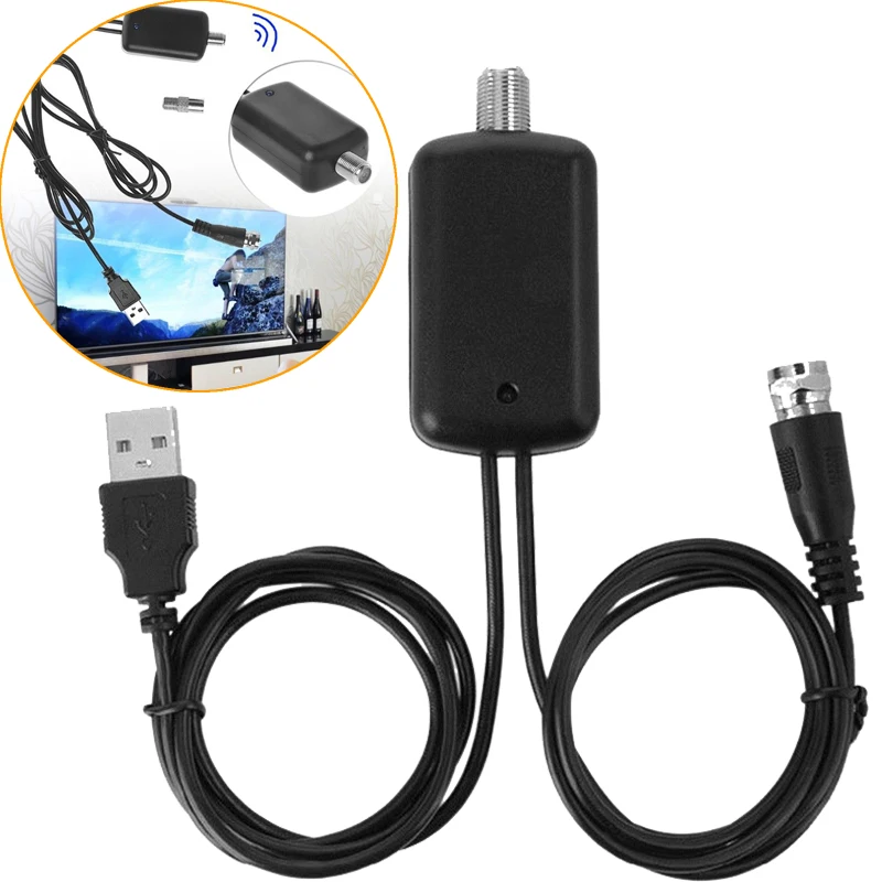 

Antena Digital HDTV Signal Amplifier Booster for Cable TV Fox Antenna TV Fox Better Signal HD Channel 25db TV Booster Amplifier
