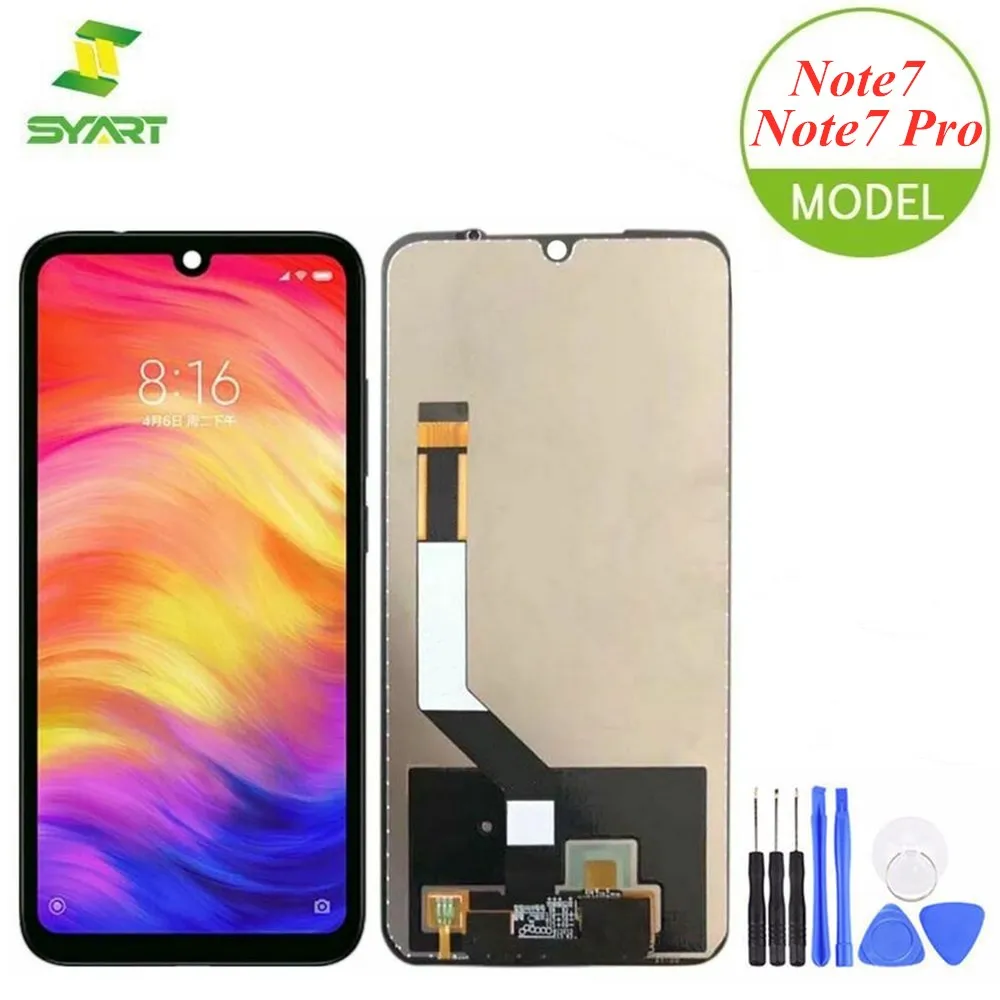 Для Xiaomi Redmi Note 7 Pro ЖК дисплей сенсорный экран дигитайзер для сборки запасные части