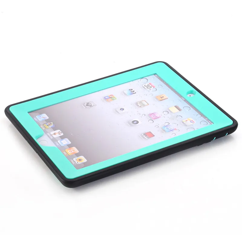 Чехол для iPad 2 3 4 случай кешью цветок три Слои противоударный Heavy Duty Панцири PC