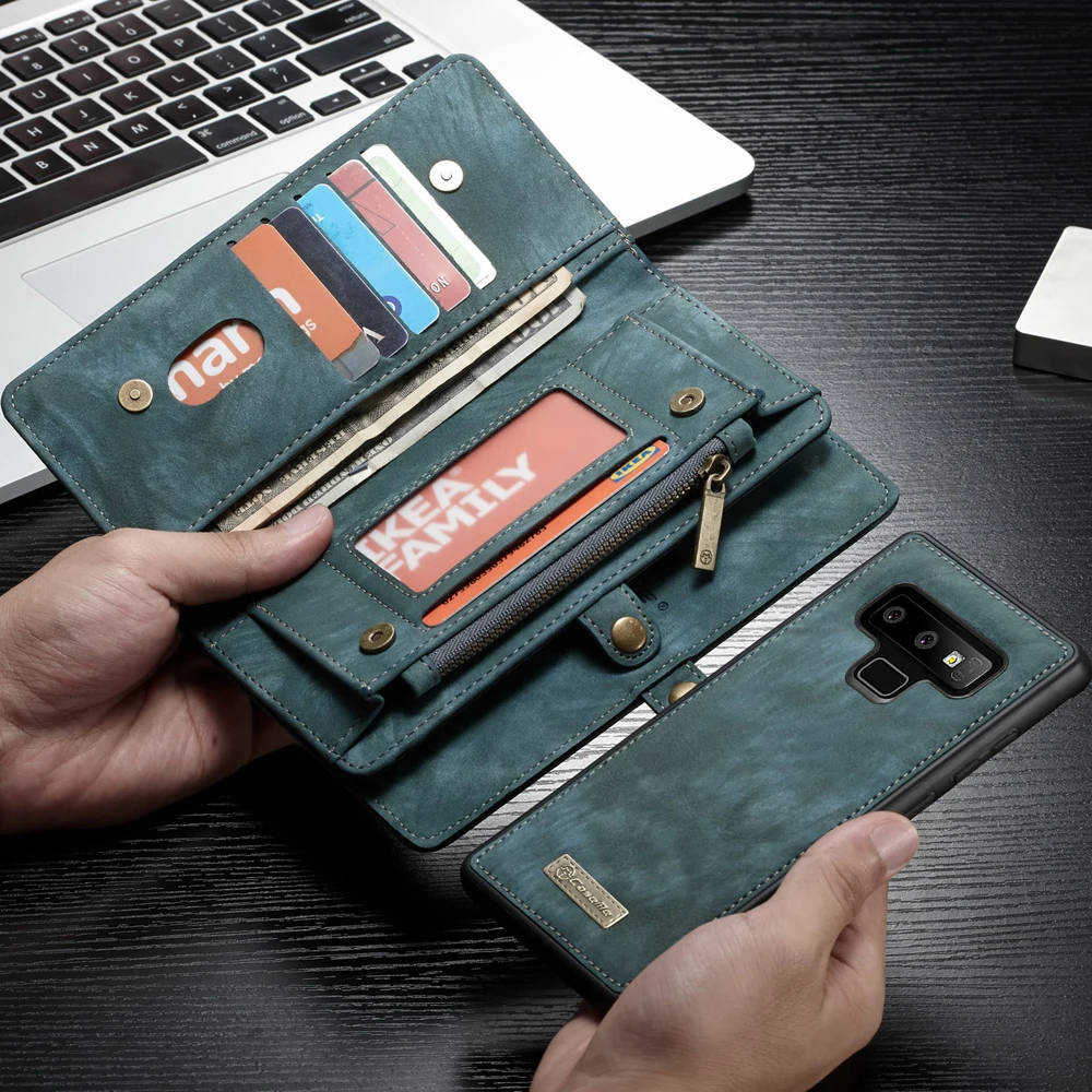 Роскошный чехол для телефона из искусственной кожи в стиле ретро Samsung Galaxy Note 9 Note9