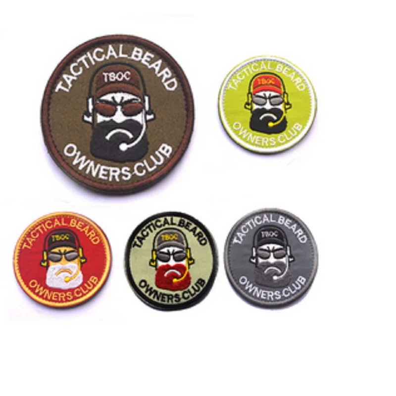 

Embroidery Armband Loop And Hook Bearded Brother Patches Tactical Beard Patch