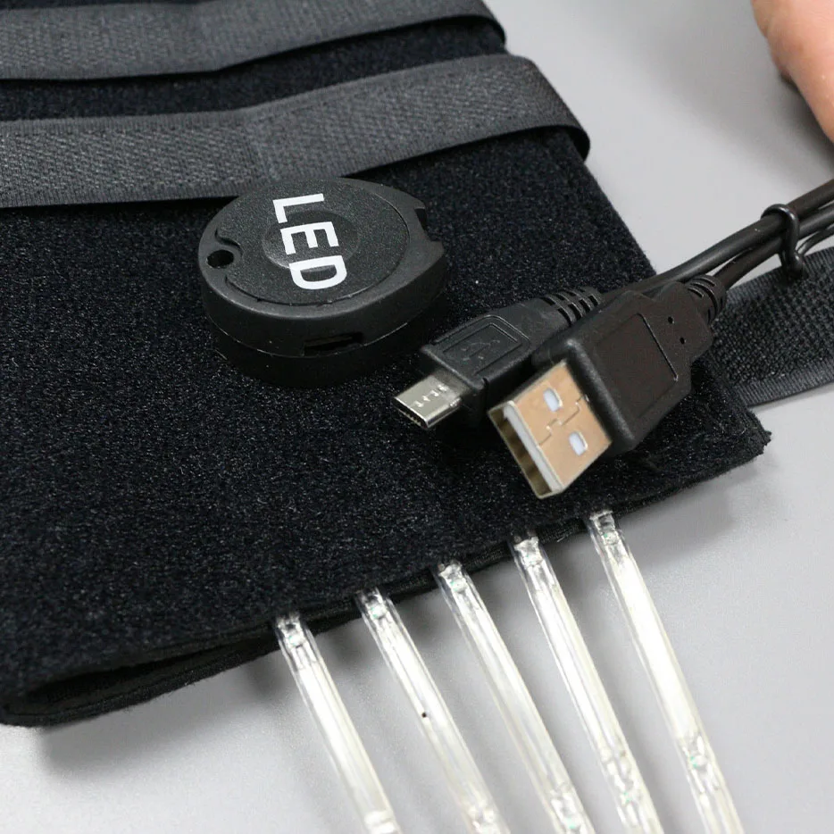 100 см СВЕТОДИОДНЫЙ Красочный конский хвост USB огни подзаряжаемые светодиоды Crupper лошадь ремни для езды конный спорт огни конский хвост T
