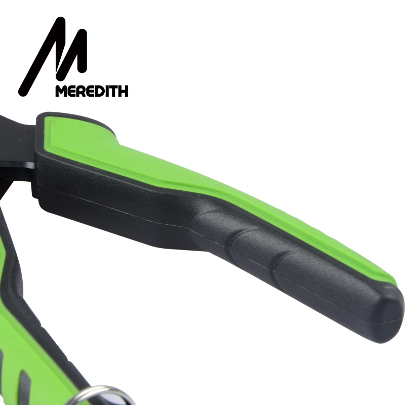 Многофункциональные рыболовные плоскогубцы из алюминиевого сплава от MEREDITH, разъемное кольцо, резак, рыболовный держатель, снасти с оболочкой и выдвижным тросом