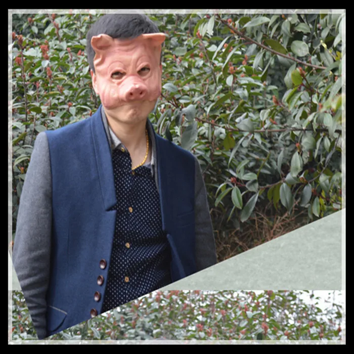 Free shipping Halloween Cosplay Party Funny Pig Face Mask Costume Ball supplies Nose Half size in stock | Дом и сад