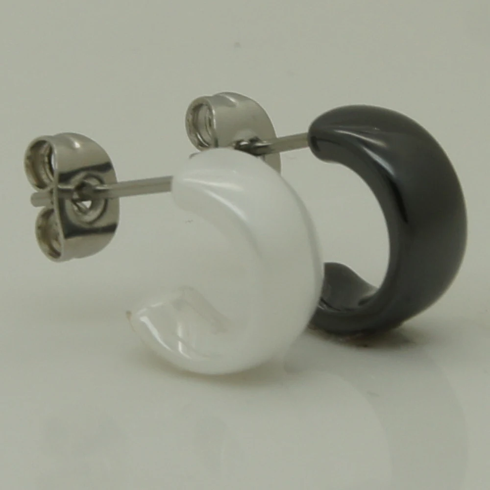 1 шт. керамические серьги-гвоздики для мужчин и женщин | Украшения аксессуары