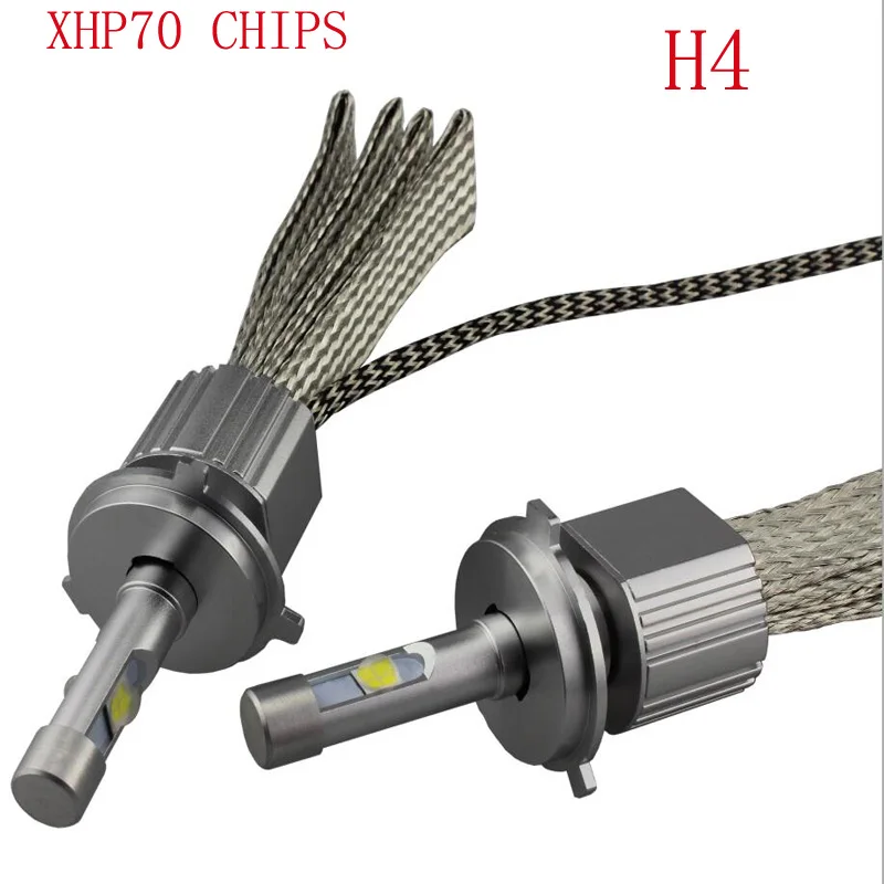 TOYIKIE новые 110W 13200Lm CREE чипы XHP 70 светодиодный фар H4 H7 H8/H9/H11 9005 9006 автомобиль фары