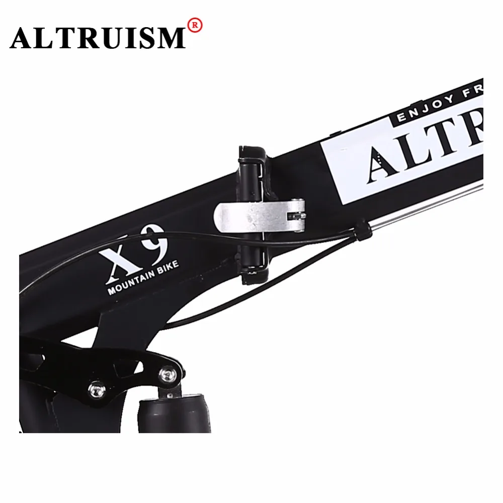 Altruism X9 Bicycle Mountain Bike Steel Bisiklet 24 Speed 26 Inch Velo Bicicleta Floding bicycle Double Disco Brake | Спорт и