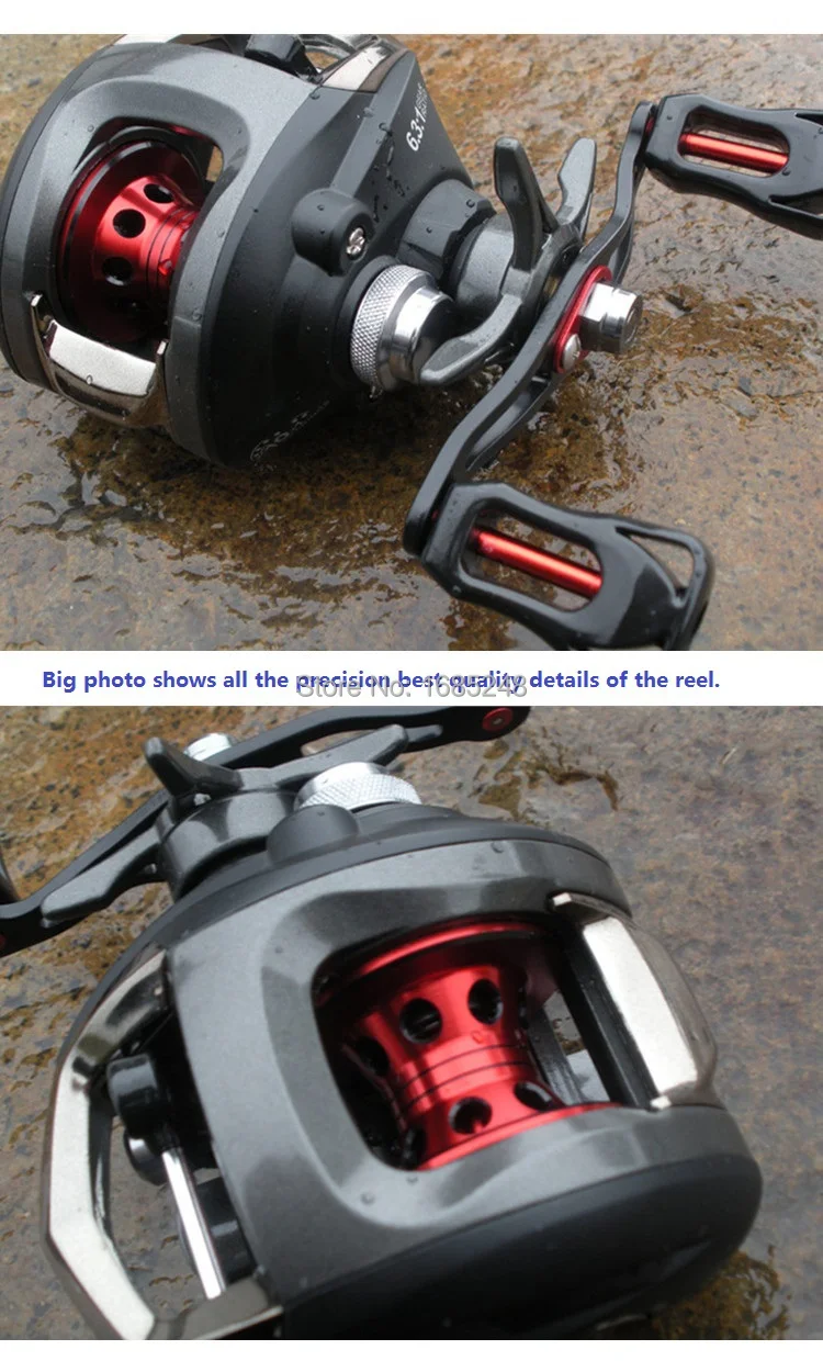 Самая легкая в мире катушка для литья с ony 190g 2015 новая наживки! 11 шариковых