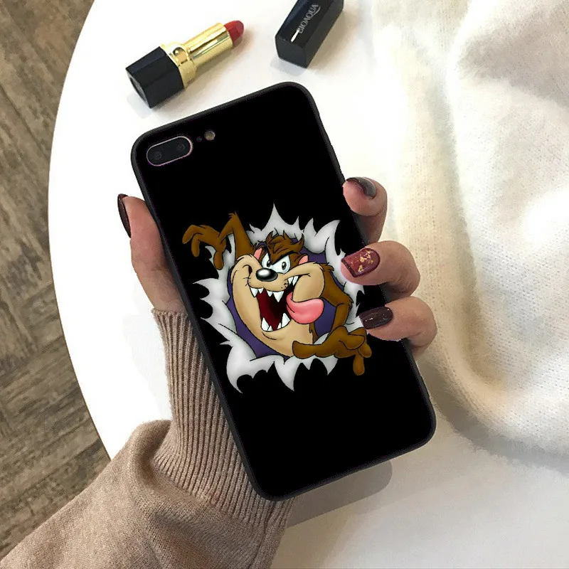 Милый мультяшный Том и Джерри чехол для телефона для iPhone XS MAX XR черный мягкий ТПУ чехол для iPhone X 7 8 6S 6 Plus 11Pro MAX чехол - Цвет: TPU