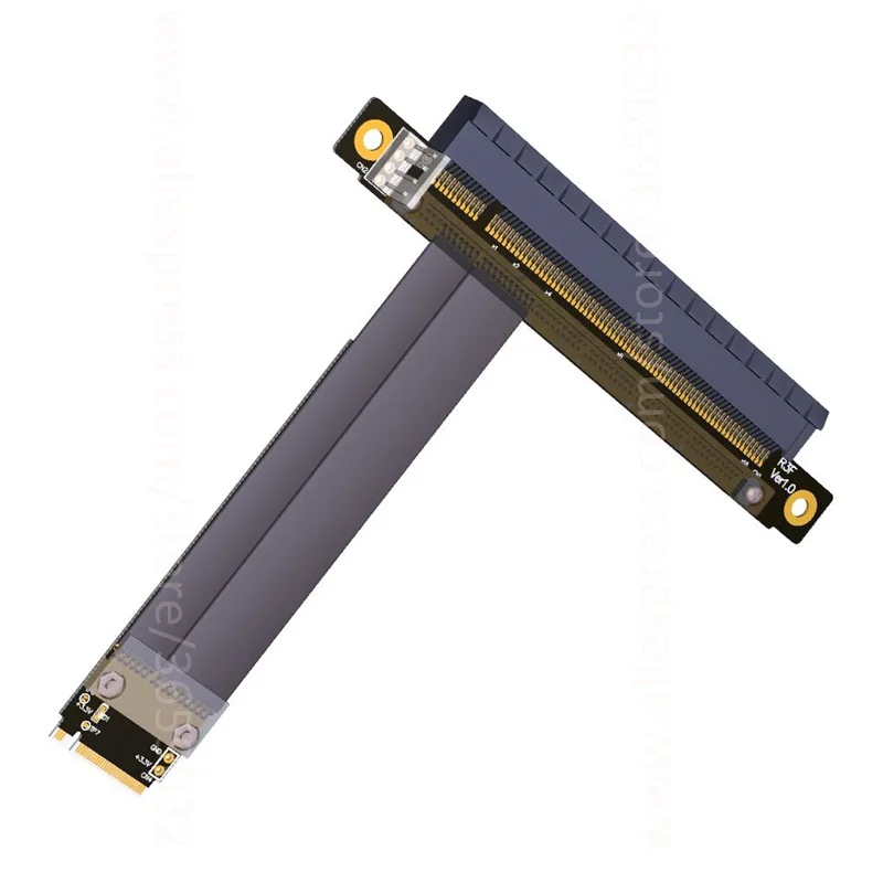 M2 M.2 NGFF NVMe M key к PCI e x16 Райзер карте Gen3.0 кабель 32G/bps Express PCIe 16x Удлинительный ключ 2230