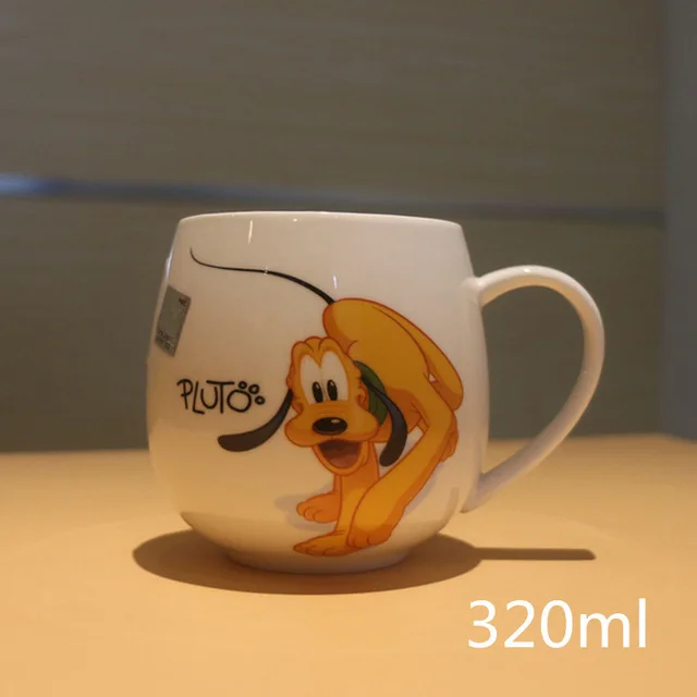 Милая мультяшная кружка с Микки и Минни керамические чашки для молока 320 мл