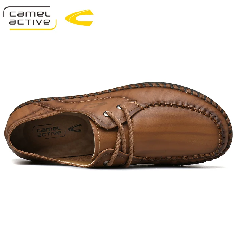Мужские походные кроссовки Camel Active кожаные дышащие удобные водонепроницаемые