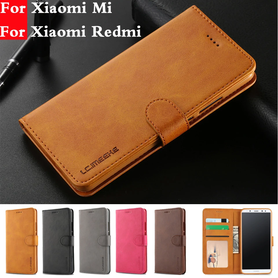 Роскошный кожаный чехол для Xiaomi Mi A2 Lite 6X телефона Redmi Note9 9s pro 8 8A 8T 6 Pro флип-кошелек