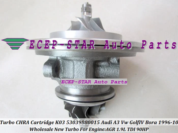 Turbo CHRA Cartridge K03 53039880015 53039700015 038145701A 038145701AX 038145701AV 038145701D For AUDI A3 VW Golf 4 Bora 1.9L | Автомобили