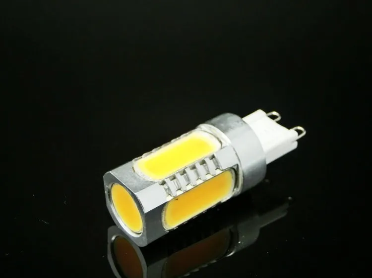 Алюминиевый G9 G4 COB светодиодный светильник 7 Вт DC12V Кристалл Кукуруза Лампа 12 Droplight