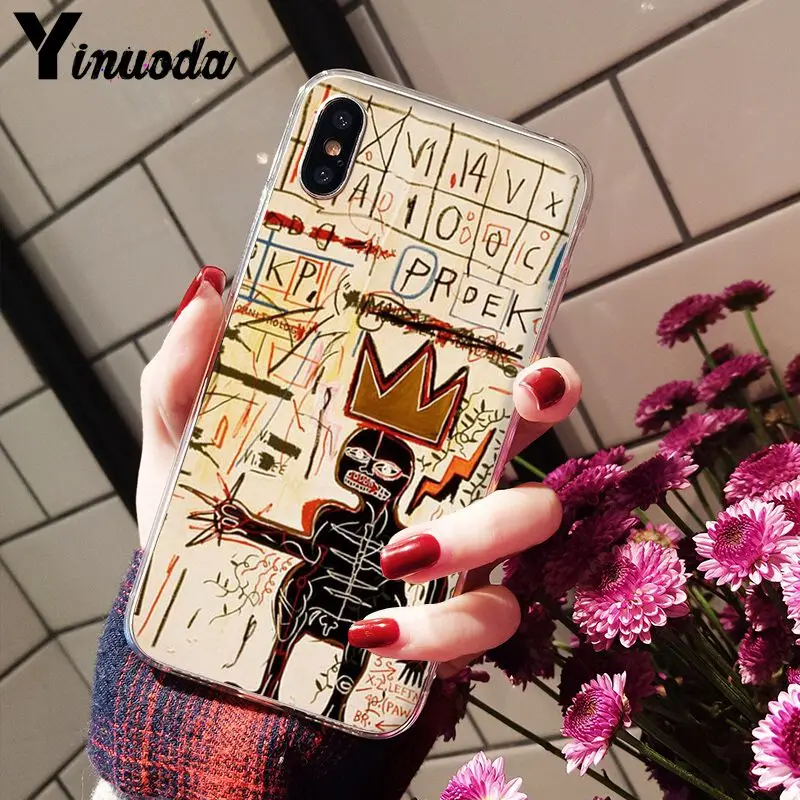 Yinuoda Jean Michel Basquiat художественный граффити высокого качества чехол для телефона
