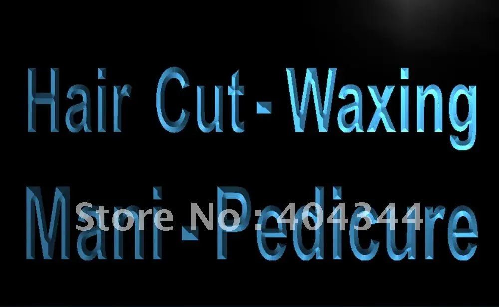 

LK121- Hair Cut Waxing Mani Pedicure LED Neon Light Sign